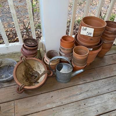 500 Large Mix Terra-Cotta Planter LOT