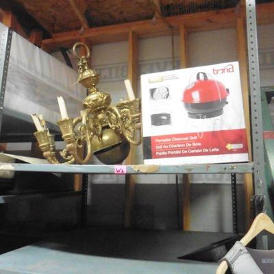Very heavy brass chandalier