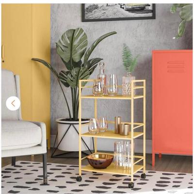 502 American Home Cache Metal Rolling Cart
