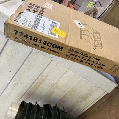 502 American Home Cache Metal Rolling Cart