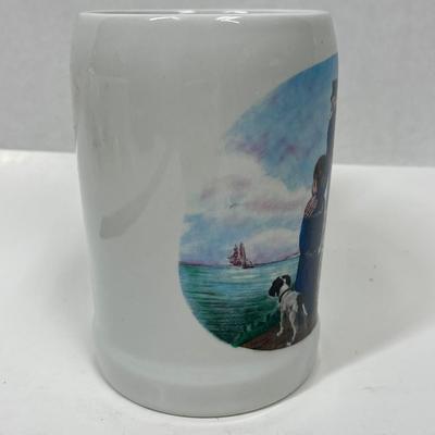 Norman Rockwell "Looking Out To Sea" Coffee Mug or Tea Cup
