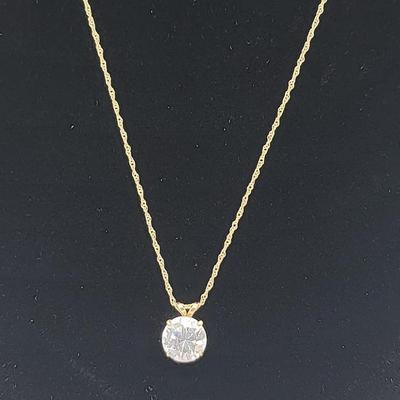 14k Pearl & CZ Necklaces - 2gr