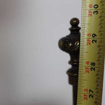 Vintage STIFFEL Brass Bouillotte Three Candle Table Lamp (See Details)