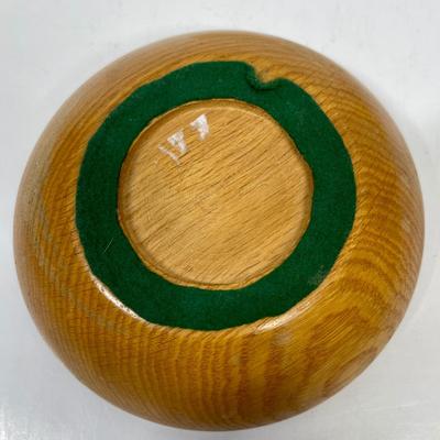 Handmade Wood Box with Lid Round smooth finish