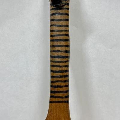 Handmade Carved Large Spoon with a Zebra Handle souvenir