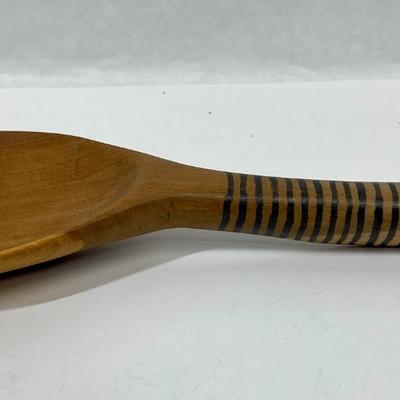 Handmade Carved Large Spoon with a Zebra Handle souvenir