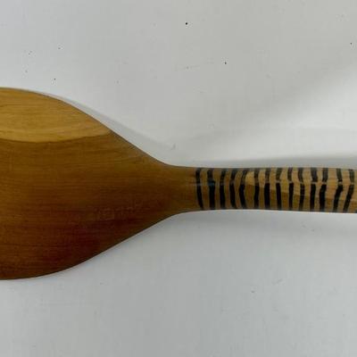 Handmade Carved Large Spoon with a Zebra Handle souvenir
