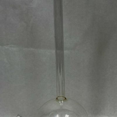 Vintage Laboratory Flask, Bulb, Scientist Glass Flat-Bottomed Beaker