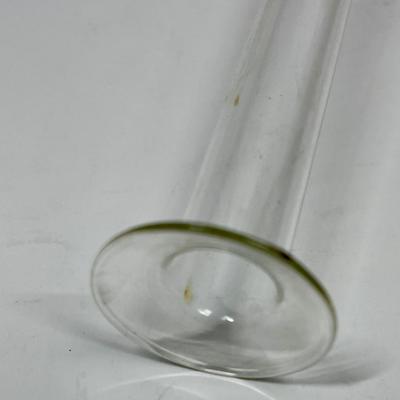 Vintage Laboratory Flask, Bulb, Scientist Glass Flat-Bottomed Beaker