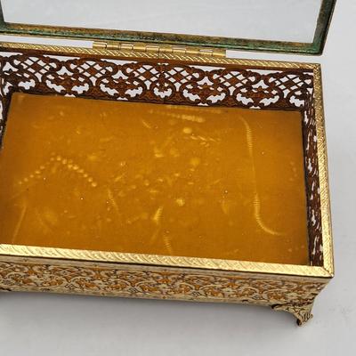 Vintage Jewel Box & Juliana, Cameo, Swarovski Bracelets