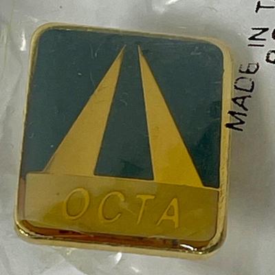 Vintage Orange County Transportation Authority Lapel Pin OCTA