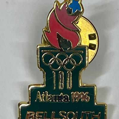 Collector's Pin Torch shaped Atlanta 1996 Summer Olympics BellSouth