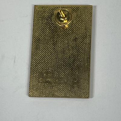 Olympic PIN PACIFIC BELL Vtg. '84 "Pac Bel" Logo in California w/ Stars & Rings
