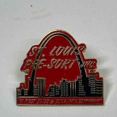 Vintage Advertising Collector’s Pin St. Louis Pre-sort First Class & Bulk Mail Co.