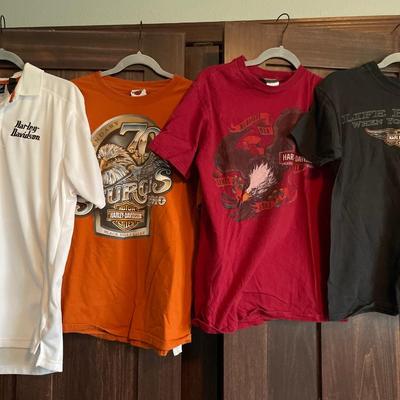 Harley polo and tshirts