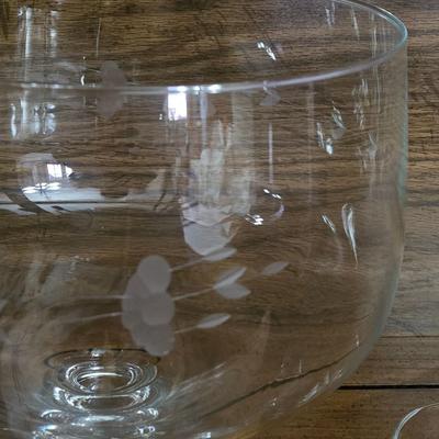 Princess House Punch Bowl and 12 Cups