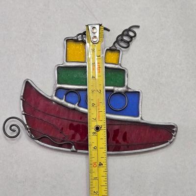 Stained Glass Boat