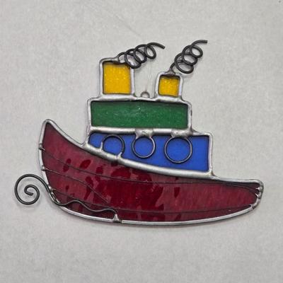 Stained Glass Boat