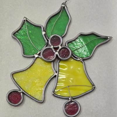 Stained Glass Christmas Bells