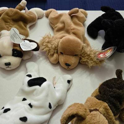 Beanie Baby Dogs Lot