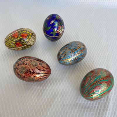 Lot 322 Cloissone Eggs
