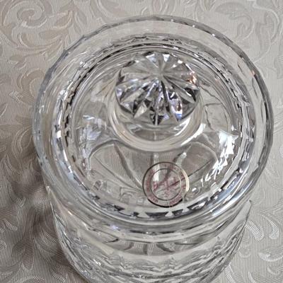 Crystal Jar with Lid from Poland