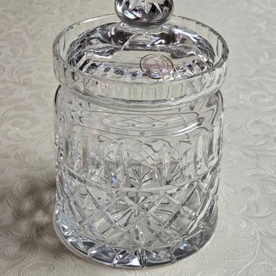 Crystal Jar with Lid from Poland