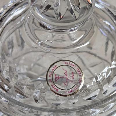 Crystal Jar with Lid from Poland