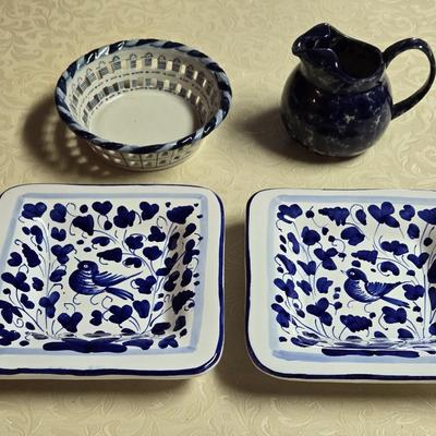 Blue & White Ceramic Lot