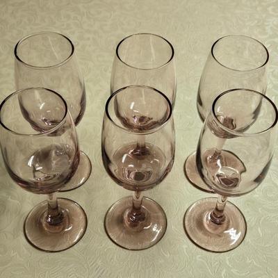 Pink Wine Glasses