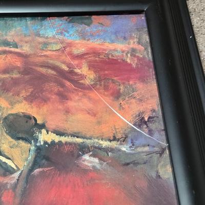Framed Degas Print
