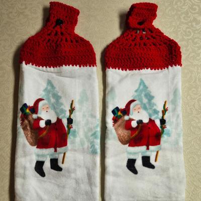 Nicole Miller Retro Christmas Hand Towels