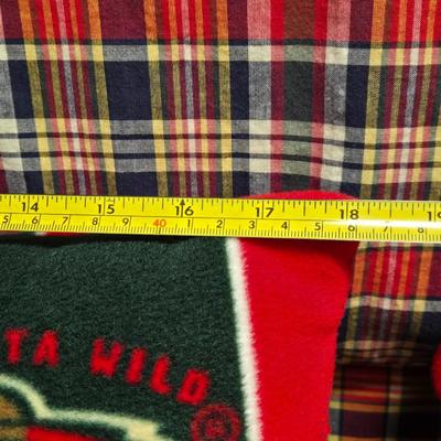 Red & Green Minnesota NHL Fleece Teddy & Pillow