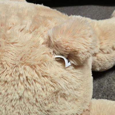 Huge Teddy with Pink Sequin Heart & Details