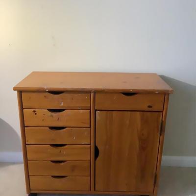 051 Pine Multi Drawer Cabinet for Artist Supplies