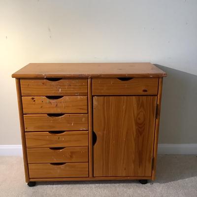 051 Pine Multi Drawer Cabinet for Artist Supplies