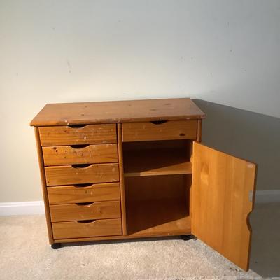 051 Pine Multi Drawer Cabinet for Artist Supplies