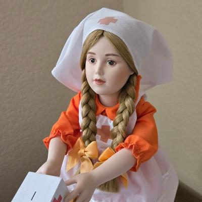 Norman Rockwell Doll & Dog