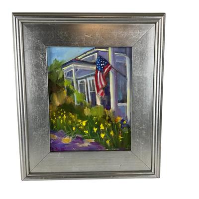 059 Original Acrylic Painting "American Porch" by Kathie Rogers