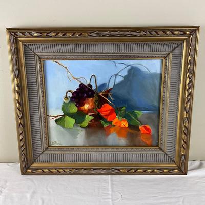 061 Original Oil Painting "Arrangement in Copper" by Kathie Rogers