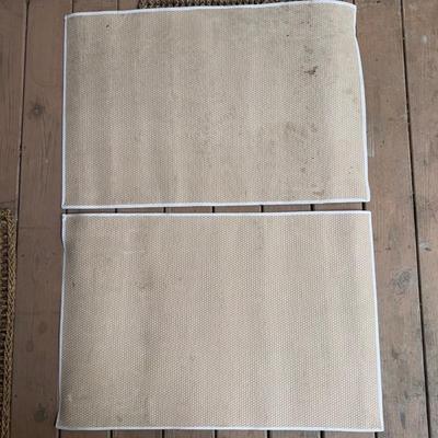 605 Pair of New William Morris Door Mats