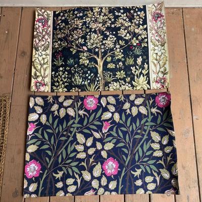 605 Pair of New William Morris Door Mats