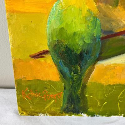 68 Original Oil Painting of Bird on Table Still Life by Kathie Rogers