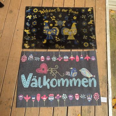 606 Pair of Swedish Welcome Door Mats
