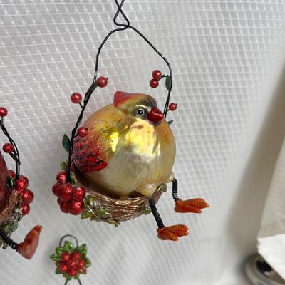 Lot 338 Bird ornaments