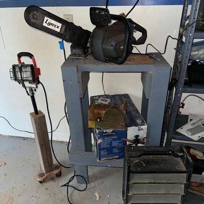 Lot 1: Tools, Shelves & More / Big Barn (left side)