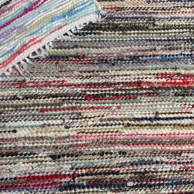 607 Pair of Scandinavian Made Rag Rugs/Door mats