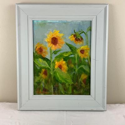 73 Original Acrylic Painting of Sunflower Fields by Kathie Rogers