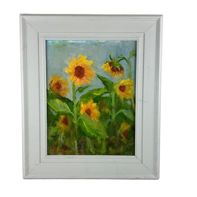 73 Original Acrylic Painting of Sunflower Fields by Kathie Rogers