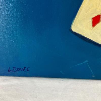 78 Original Acrylic Painting "Games of Chance" by L. Bovee